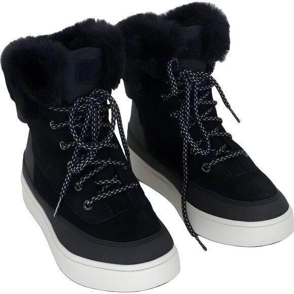 Koolaburra by UGG Women's Ryanna Black Boots, Size 6 – Fast Shipping - Picture 1 of 6